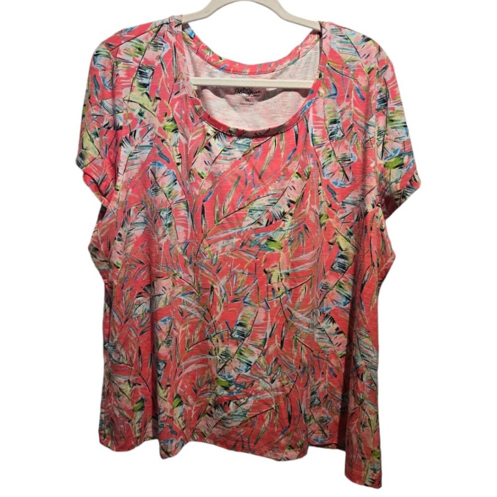 Palm Grove Woman Top,  Sz: 3x